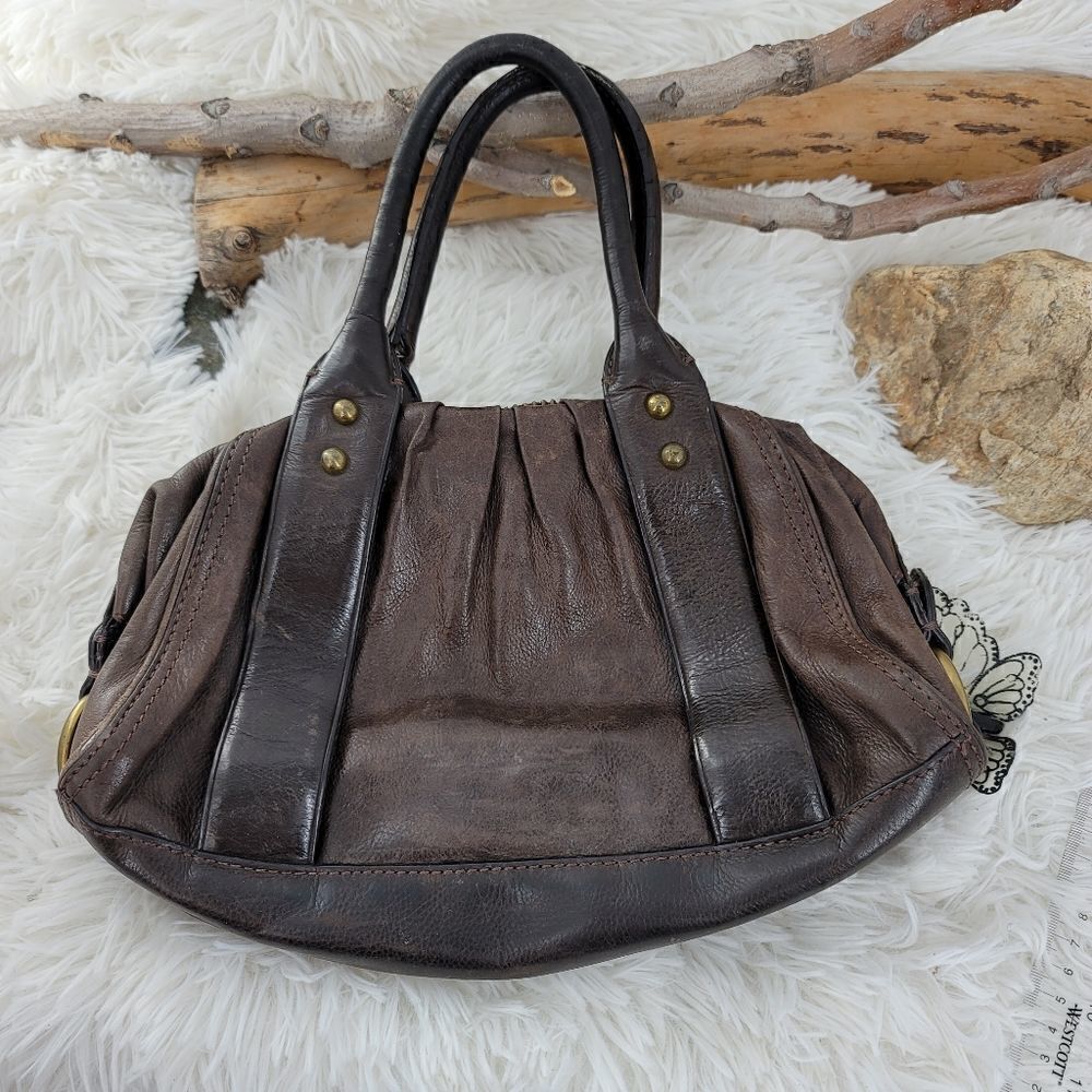 Vintage banana republic leather shoulder bag